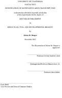 Cover page: Investigation of Alternative mRNA Transcript Fate