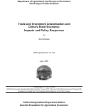 Cover page: Trade and Investment Liberalization and China's Rural Economy: Impacts and Policy Responses