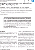 Cover page: Dissecting a complex chemical stress: chemogenomic profiling of plant hydrolysates.
