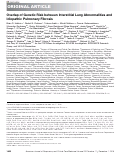 Cover page: Overlap of Genetic Risk between Interstitial Lung Abnormalities and Idiopathic Pulmonary Fibrosis.