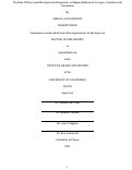 Cover page: The Role of Recent and Developmental Experience in Shaping Behavioral Averages, Variations and Correlations