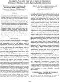 Cover page: Teaching the Perceptual Structure of Algebraic Expressions: Preliminary Findings from the Pushing Symbols Intervention