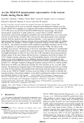 Cover page: Are the TRACE-P measurements representative of the western Pacific during March 2001?