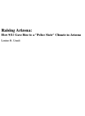 Cover page: Raising Arizona: How 9/11 Gave Rise to a "Police State" Climate in Arizona