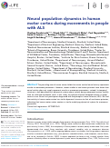 Cover page: Neural population dynamics in human motor cortex during movements in people with ALS