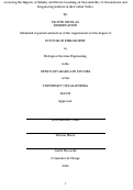 Cover page: Assessing the Impacts of Salinity and Nitrate Leaching on Sustainability of Groundwater and Irrigated Agriculture in the Central Valley