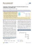 Cover page: Complexity of Bovine Rhodopsin Activation Revealed at Low Temperature and Alkaline pH