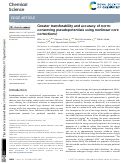 Cover page: Greater transferability and accuracy of norm-conserving pseudopotentials using nonlinear core corrections