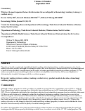 Cover page: What are the most important factors that determine the overall quality of dermatology residency training: A resident survey