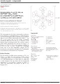 Cover page: Incorporation of μ3-CO3 into an MnIII/MnIV Mn12 cluster: {[(cyclam)MnIV(μ-O)2MnIII(H2O)(μ-OH)]6(μ3-CO3)2}Cl8·24H2O