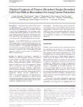 Cover page: Distinct Features of Plasma Ultrashort Single-Stranded Cell-Free DNA as Biomarkers for Lung Cancer Detection