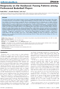 Cover page: Reciprocity on the Hardwood: Passing Patterns among Professional Basketball Players