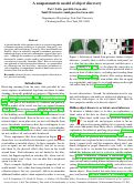 Cover page: A nonparametric model of object discovery