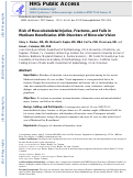 Cover page: Risk of Musculoskeletal Injuries, Fractures, and Falls in Medicare Beneficiaries With Disorders of Binocular Vision