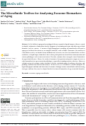 Cover page: The Microfluidic Toolbox for Analyzing Exosome Biomarkers of Aging