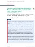 Cover page: Mitochondria-Rich Extracellular Vesicles Rescue Patient-Specific Cardiomyocytes From Doxorubicin Injury Insights Into the SENECA Trial