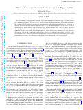 Cover page: Dynamical response of a pinned two-dimensional Wigner crystal