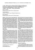 Cover page: A New Observation of Dynamically Triggered Regional Seismicity: Earthquakes in Greece Following the August, 1999 Izmit, Turkey Earthquake