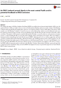 Cover page: An ENSO-induced aerosol dipole in the west-central Pacific and its potential feedback to ENSO evolution