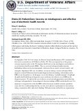 Cover page: Ebola US Patient Zero: lessons on misdiagnosis and effective use of electronic health records