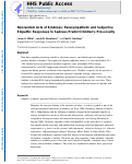 Cover page: Nonrandom Acts of Kindness: Parasympathetic and Subjective Empathic Responses to Sadness Predict Children's Prosociality