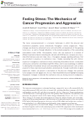 Cover page: Feeling Stress: The Mechanics of Cancer Progression and Aggression