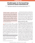 Cover page: Challenges in Forecasting Antimicrobial Resistance - Volume 29, Number 4—April 2023 - Emerging Infectious Diseases journal - CDC