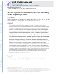 Cover page: The role of prominence in determining the scope of boundary-related lengthening in Greek