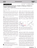 Cover page: Partial Reduction and Selective Transfer of Hydrogen Chloride on Catalytic Gold Nanoparticles