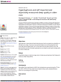 Cover page: Hyperkyphosis and self-reported and objectively measured sleep quality in older men