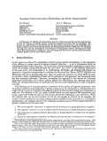 Cover page: Lexical Cooccurrence Relations in Text Generation\