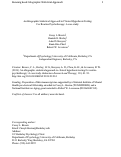 Cover page: An idiographic statistical approach to clinical hypothesis testing for routine psychotherapy: A case study