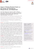 Cover page: Impact of Dietary Resistant Starch on the Human Gut Microbiome, Metaproteome, and Metabolome.