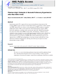 Cover page: Pharmacologic strategies in neonatal pulmonary hypertension other than nitric oxide