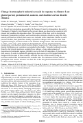 Cover page: Change in atmospheric mineral aerosols in response to climate: Last glacial period, preindustrial, modern, and doubled carbon dioxide climates