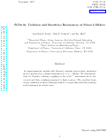 Cover page: R-parity violation and sneutrino resonances at muon colliders