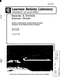 Cover page: Studies of Unimolecular and Bimolecular Reaction Dynamics Via the Molecular Beam Technique