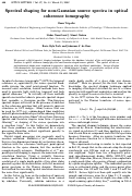 Cover page: Spectral shaping for non-Gaussian source spectra in optical coherence tomography.