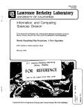 Cover page: Density Equalizing Map Projections: A New Algorithm