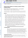 Cover page: Pharmacological Options for Smoking Cessation in Heavy-Drinking Smokers