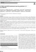 Cover page: E-PSMA: the EANM standardized reporting guidelines v1.0 for PSMA-PET