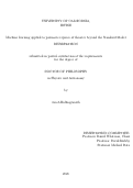 Cover page: Machine learning applied to parameter spaces of theories beyond the Standard Model