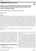 Cover page: Exposure to Lived Representations of Abortion in Popular Television Program Plotlines on Abortion-Related Knowledge, Attitudes, and Support: An Exploratory Study