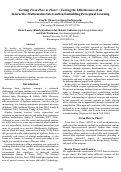 Cover page: Getting From Here to There! : Testing the Effectiveness of an
Interactive Mathematics Intervention Embedding Perceptual Learning