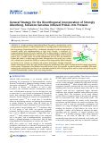 Cover page: General Strategy for the Bioorthogonal Incorporation of Strongly Absorbing, Solvation-Sensitive Infrared Probes into Proteins