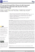 Cover page: A Local and Abscopal Effect Observed with Liposomal Encapsulation of Intratumorally Injected Oncolytic Adenoviral Therapy