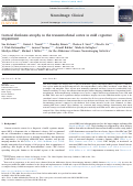 Cover page: Cortical thickness atrophy in the transentorhinal cortex in mild cognitive impairment