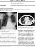 Cover page: Boerhaave’s Syndrome