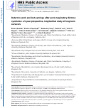 Cover page: Return to work and lost earnings after acute respiratory distress syndrome: a 5-year prospective, longitudinal study of long-term survivors