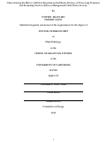 Cover page: Characterizing the effects of deficit irrigation on soil borne diseases of processing tomatoes and evaluating tools for disease management under water scarcity